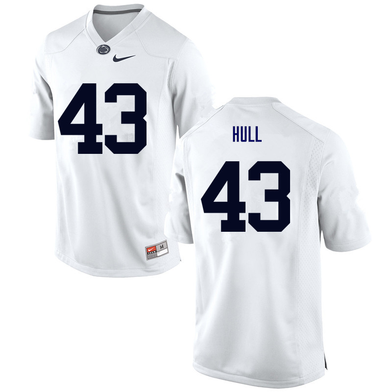 NCAA Nike Men's Penn State Nittany Lions Mike Hull #43 College Football Authentic White Stitched Jersey RML1898CA